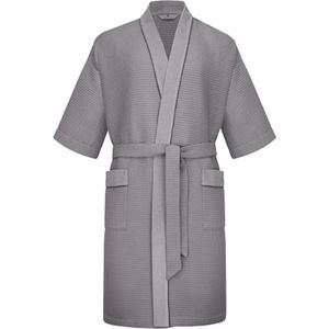 Herenbadjas Kimono van 100% Katoen in Wafelstructuur