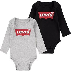 Levi's - LHN LS 2PK Batwing - Bodysuit - Grijs