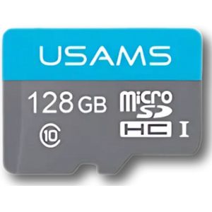 USAMS Micro SD Card - Smartphone en Tablet - 128GB - MICRO SDHC CARD - Class 10