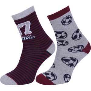 Warme, lange sokken - voetbal - 2 paar