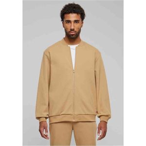 Urban Classics - Cozy College jacket Sweater/trui met rits - 5XL - Beige