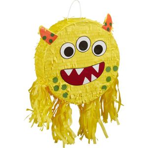 Relaxdays pinata monster - party piñata - monster themafeest - kinderverjaardag - papier