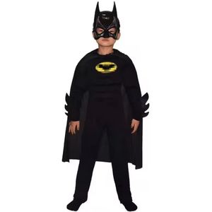 Batman superhelden kostuum, kind, maat 110/116