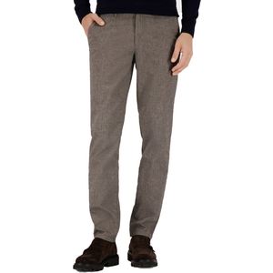 Gardeur - Modern Fit - Pantalon - Bruin - Katoen Gemeleerd