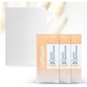 Schuimende Handzeep - saVoam refill Daisy Daydream - Navulling - 3 x 27.3 gram - Vegan - Duurzaam - Hydraterend