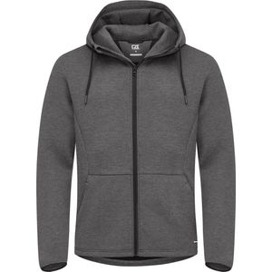 Cutter & Buck Pemberton Hood FZ Heren 358418 - Antraciet Melange - 3XL