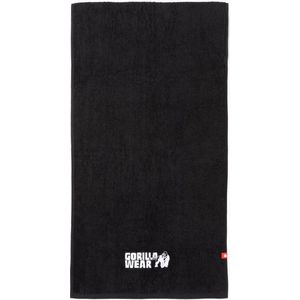 Gorilla Wear Zip Pocket Handdoek - Zwart