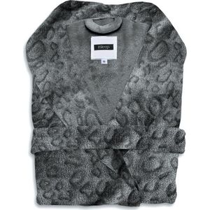 iSleep Leopardo Badjas Lang - Maat L - Dark Grey