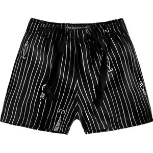 Your Wishes Fish Bait Swimshort - Zwembroek - Zwart - Jongens - Maat 98/104