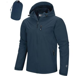 Heren Regenjas - Waterdicht, Ademend en Opvouwbaar voor Wandelen en Kamperen