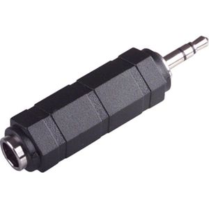 Scanpart mini jack adapter - 3.5 mm naar 6.3 mm - Verloop stekker koptelefoon - Hoofdtelefoon - Headphones - Stereo audio