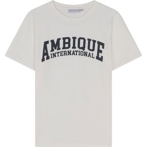 AMBIQUE - Alec - T-shirt - Ecru 103