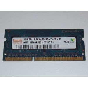 Hynix 1 GB di RAM PC3-8500S DDR3 1066 Mhz - HMT112S6AFR6C-G7 Rif 23