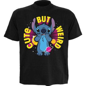 Spiral Disney Lilo & Stitch - Stitch - Cute But Weird Unisex T-shirt - L - Zwart