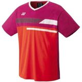 Yonex - Team - Poloshirt - Roodachtig Roze - Korte Mouwen