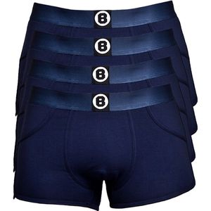 Bolas Underwear | Heren Boxershort | Katoen | Navy Blue | 4 Pack | Maat S