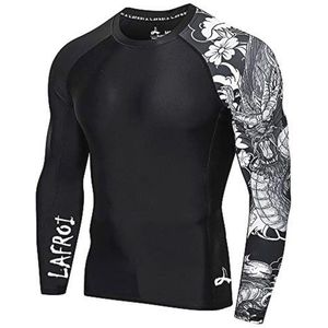 Heren Lange Mouw UPF 50+ Compressie Rash Guard