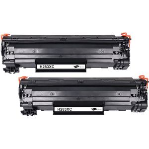 HP CF283X - Alternatieve Toner Cartridge - Zwart - 2400 Pagina's - Geschikt voor HP LaserJet Pro MFP M126a, M126nw, M128fn, M128fp, M128fw