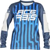 Acerbis - MX J-Windy 5 - Cross Jersey - Blauw Wit - Kids