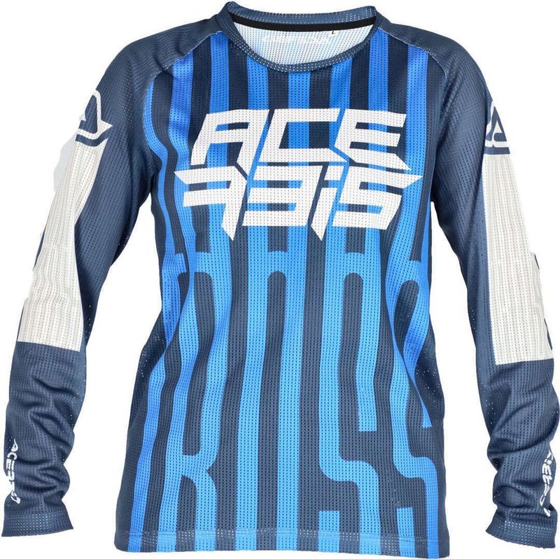 Acerbis - MX J-Windy 5 - Cross Jersey - Blauw Wit - Kids
