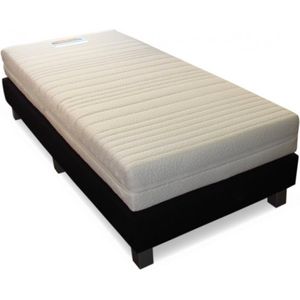 De goedkoopste boxspring van Nederland - Boxspring Amsterdam - 100x200 - zwart
