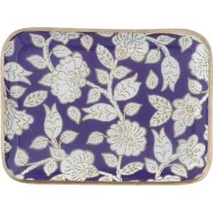 Bonheur du Jour Dienblad Tiny Jaya - 15,5x11,5cm - Violine
