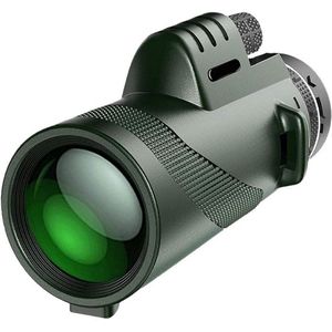 Smartphone - Telelens - Telefoonlenzen - 80x100 Zoom Monoculaire, Met Smartphone Houder en Uitbreidbare Tripod, Waterdicht voor Vogels, Jacht, Reizen en Sport
