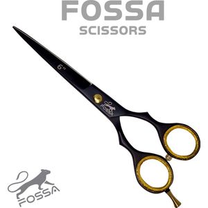 Professional Hairdressing Scissors - Hairdressing Scissors Stainless Steel - Scissors - Metallic Black Golden - Coupe Scissors - Hair - Right hand Or Left- Cut - Hairdresser - Hairdresser - Premium Hairdressing Scissors 6″