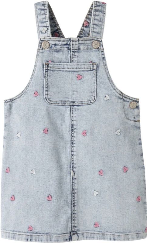 NAME IT Jurk  lichtblauw / rosa / wit