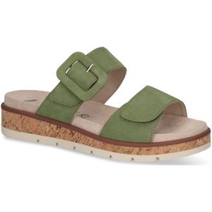 Sandalen - Effen - Leer/Suède - Uitneembare Zool - Klittenbandsluiting