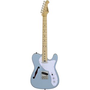 Aria TEG-TL MIB hollow body elektrische gitaar metallic ijsblauw metallic ice bleu