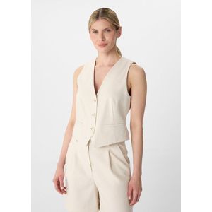 comma - Indoor-Weste - Gilet - Korte Pasvorm - Linnenmix