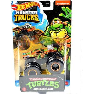 Hot Wheels Teenage Mutant Ninja Turtles Michelangelo - 9 cm - Die Cast voertuig - Spaar ze allemaal