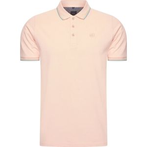 Mario Russo Polo shirt Edward - Polo Shirt Heren - Poloshirts heren - Katoen - Perzik Oranje
