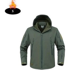 Livano Windjas Heren - Parka - Lente & Herfst - Jas - Volwassen - Windjack - Windbreaker - Outdoor - Legergroen - S