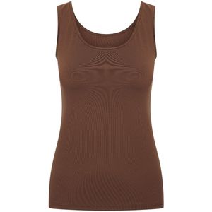 RJ Bodywear - Pure Color - Dames Hemd - Espresso Bruin - 1-pack