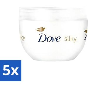 5 x Dove - Bodylotion - Silky - Verzorgend en herstellend - 300 ml - Verzorging - Voeding - DeepCare Complex