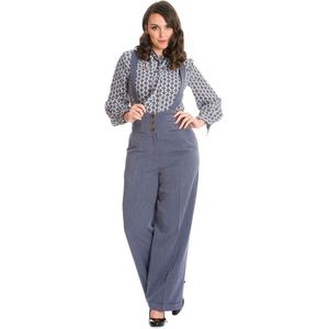 Dancing Days Wijde broek -XL- HER FAVOURITES Blauw