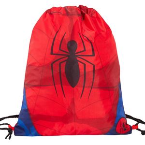 Spiderman Gymtas met trekkoord Jongens - Marvel - Trainer - Schoolrugzak Voor Kinderen - 31 x 38 cm