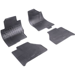 Rubber automatten geschikt voor Nissan Navara (dubbele kabine) (D40) (2010-2015)