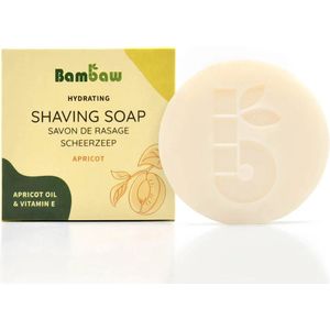 BamBaw | Scheerzeep | Shaving soap | Apricot | Shaving | Natuurlijk | 80 Gram | Natural