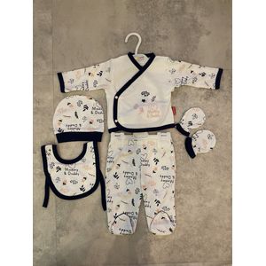 I love mommy daddy - Baby newborn 5-delige kleding set meisjes - Newborn kleding set - Newborn set - Babykleding - Babyshower cadeau - Kraamcadeau