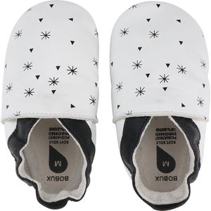 Bobux - Soft Soles - Snowflakes white - Babyslofjes - EU 18