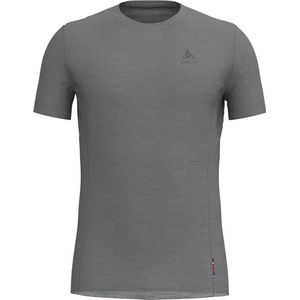 Odlo BL TOP Crew neck s/s MERINO 130 GRIJS - Maat S