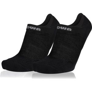 Lowa Everyday No-Show Merino wol 2-pack - Zwart - 45-47 - Enkellaags sokken, footies of sneakersok, 2 paar