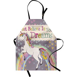 New Bed Vrouwelijk Geloof in je dromen citaat Waterdicht Schort voor Dagelijks en Professioneel Gebruik, 78x66cm