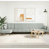 The Living Store Multifunctionele Slaapbank - Lichtgrijs - 275x140x70cm