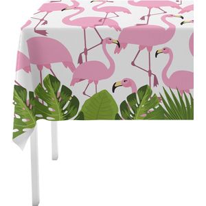 FUNIDELIA 1 Flamingo tafelkleed - Verjaardag versiering voor meisjes