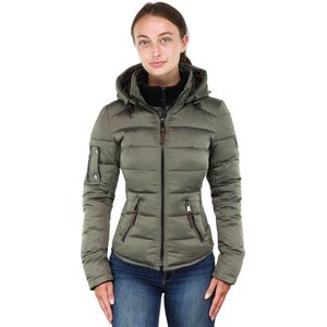 Versano Shamila New Generation Korte Dames Winterjas XS - Groen