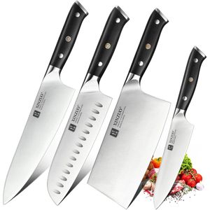 Xinzuo B13S 5 Pcs German High Carbon Steel Kitchen Knives Kitchen